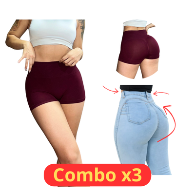 Combo X3 🌙 Panty Moldeadoras – Cintura Pequeña y Glúteos en la Luna 🍑✨