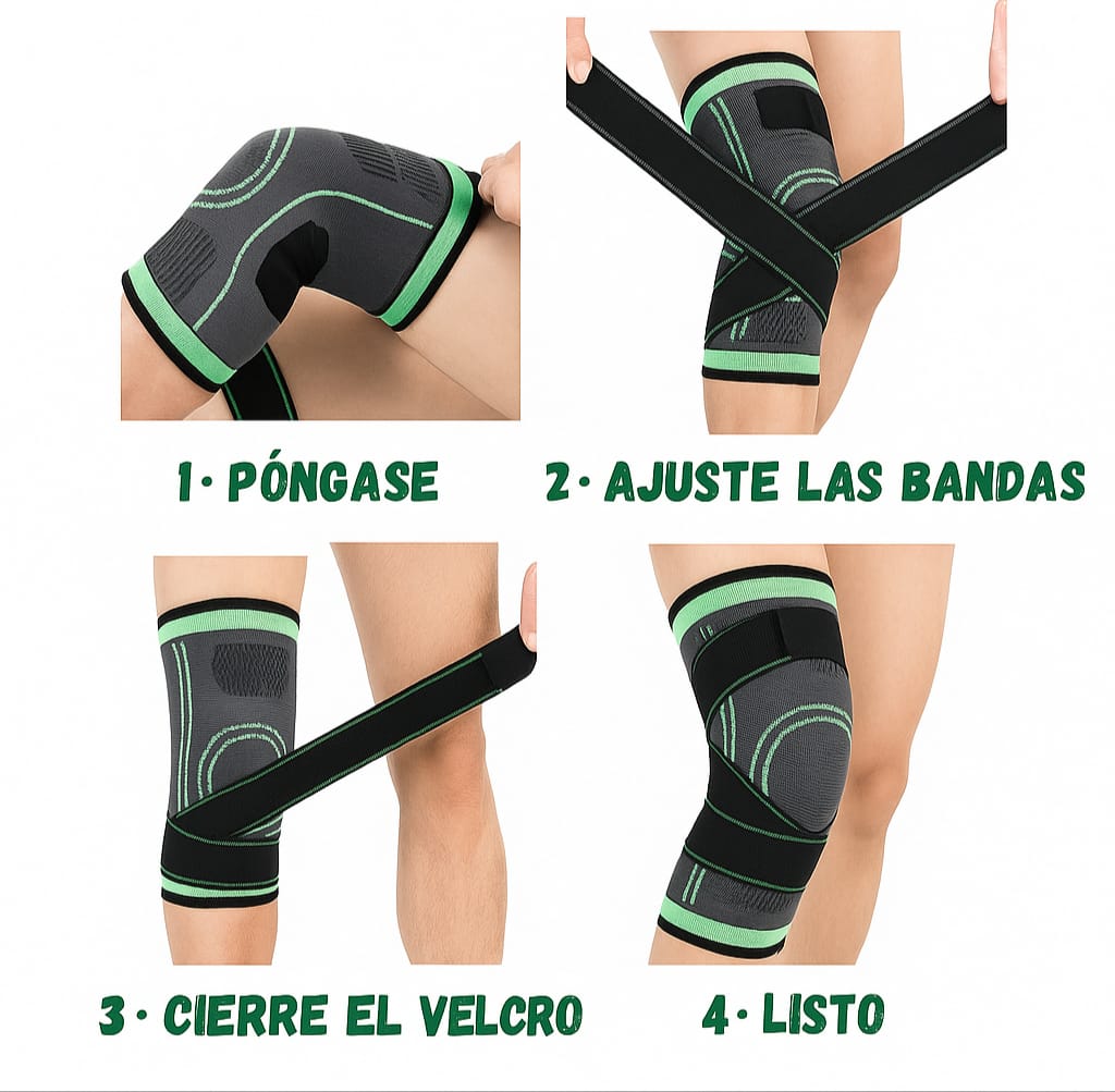 Rodillera Ortopédica Ajustable – Alivio Inmediato del Dolor